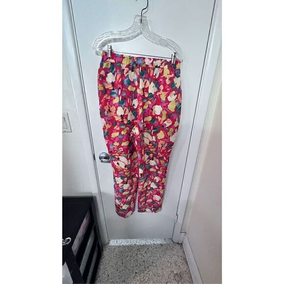 BCBGENERATION WOMENS HIGH WAISTED SLIM LEGS FLORAL PANTS NEW  P1-94 - Picture 4 of 11